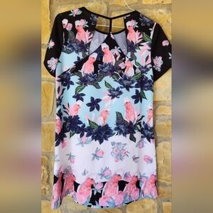 MINKPINK Pink and Black Dress